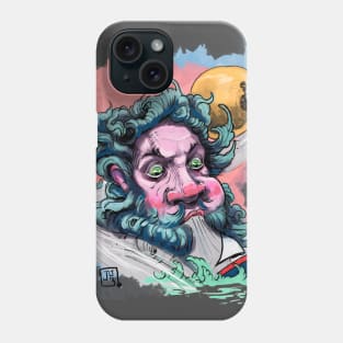 eolo blowing full throttle eolo soffiando vento in poppa Phone Case