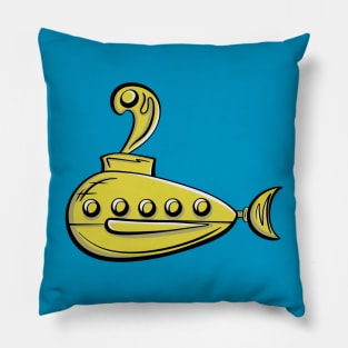 Yellow Submarine Pillow