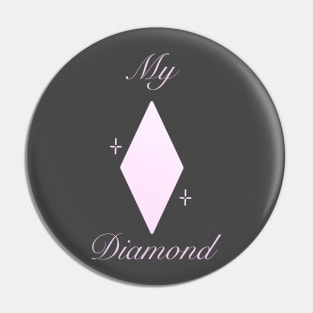 My Diamond: White Pin