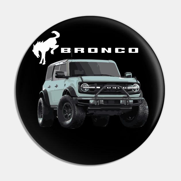 Cactus gray Ford Bronco First edtion SUV Pin by cowtown_cowboy