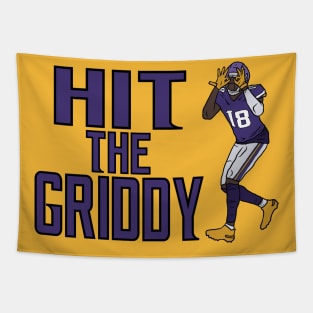 Justin Jefferson Hit The Griddy (Style 1) Tapestry