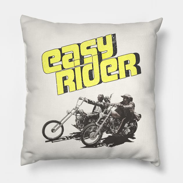 Easy Rider Born To Be Wild Pillow by darklordpug