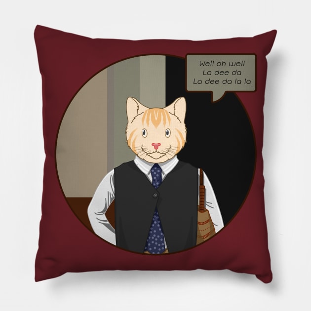 Kathy Hall Pillow by wiwitaek