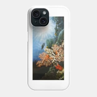 PARROT FISH IN THE CORAL Phone Case