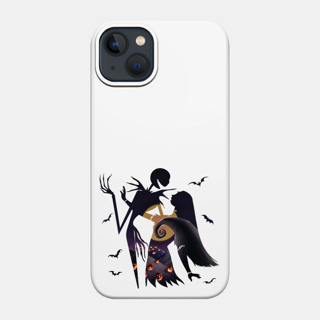 Jack and Sally - The Nightmare Before Christmas - Phone Case