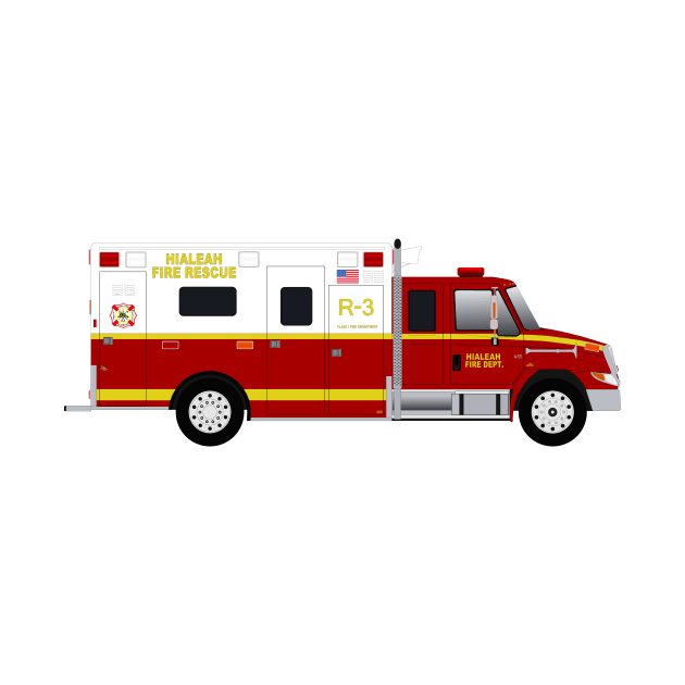 Hialeah Fire Rescue Ambulance by BassFishin