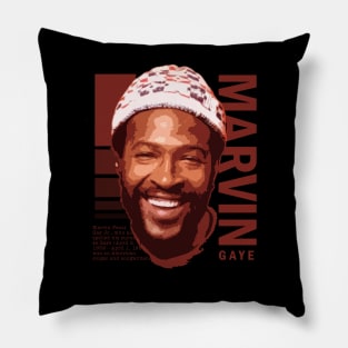 marvin gaye - like retro art Pillow