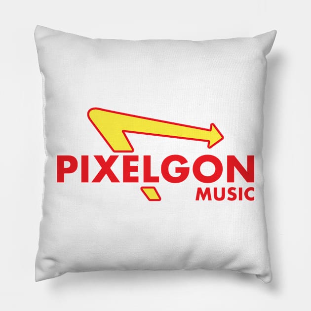 Pixel and Out Pillow by vedderjoshua