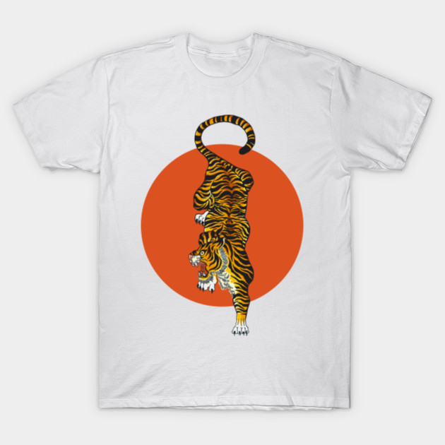 orange tiger t shirt