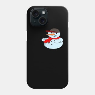 happy snowman christmas Phone Case
