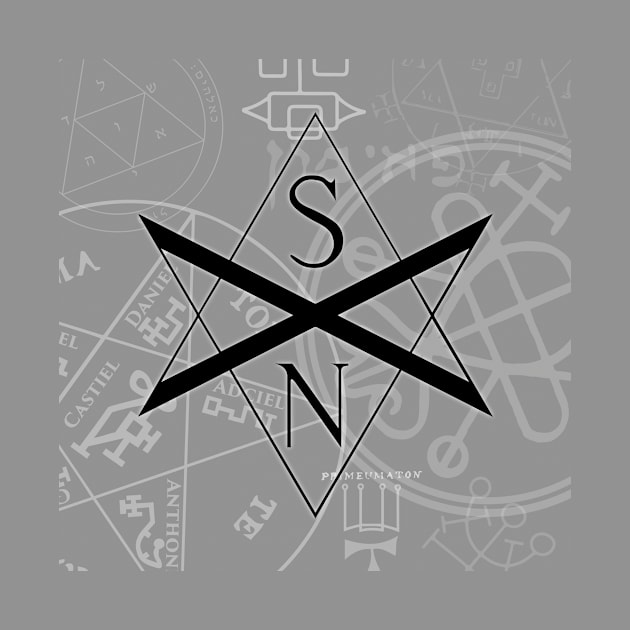 Supernatural Season 10 SnX with Sigils - Pillow + Mask by ADCYMedia1