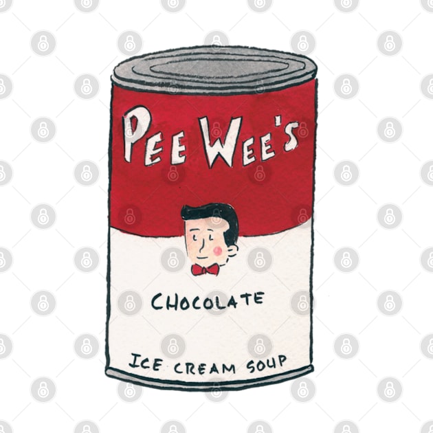 Pee Wee Ice Cream by Purple lily studio