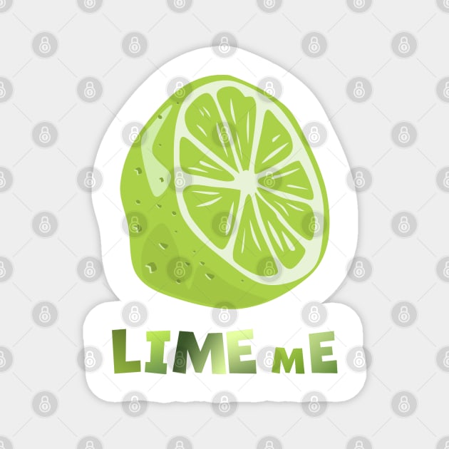 Fresh lime Magnet by DoubleDv60