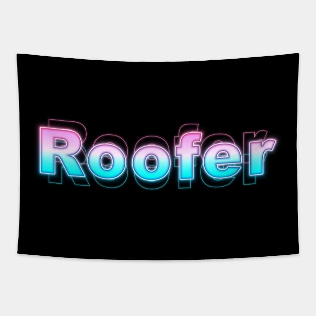 Roofer Tapestry by Sanzida Design