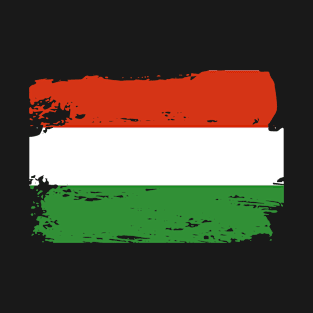 Official Hungary Flag Hungarian Country Pride Vintage T-Shirt