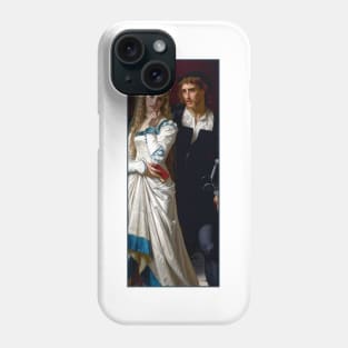 Hamlet and Ophelia by Hugues Merle Phone Case