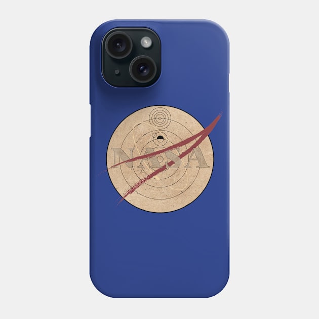 Nasa in the age of Copernicus Phone Case by BardLife