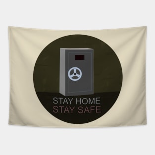 Stay Home Stay Safe Tapestry