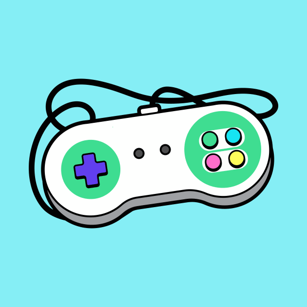 Retro Video Game Controller by SLAG_Creative