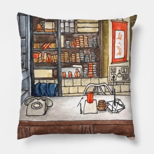 Kowloon Hong Kong Shop Pillow