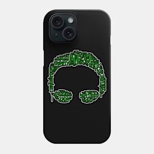 The Matrix Shapecloud (with background) Phone Case