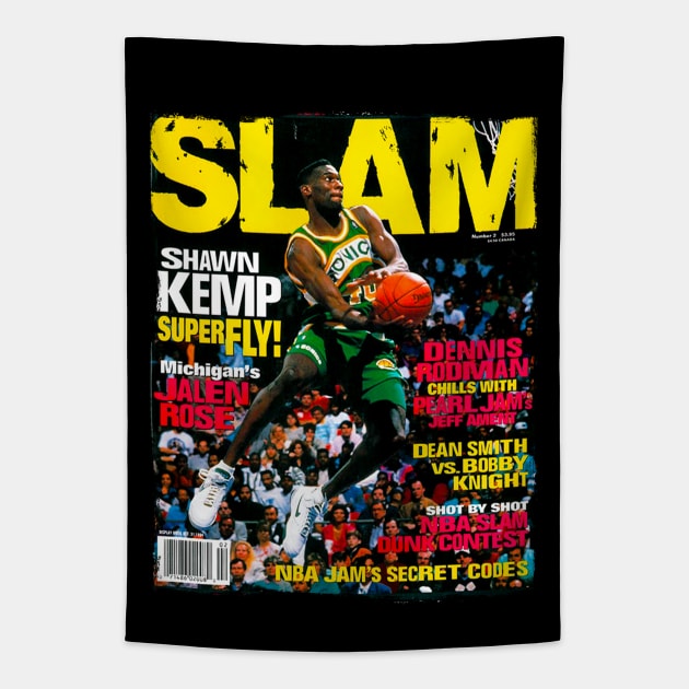 KEMP - SLAM Tapestry by Buff Geeks Art