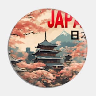 japan tokyo vintage travel tourism 12 Pin