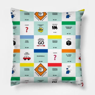 Monopoly cardboard game Pillow