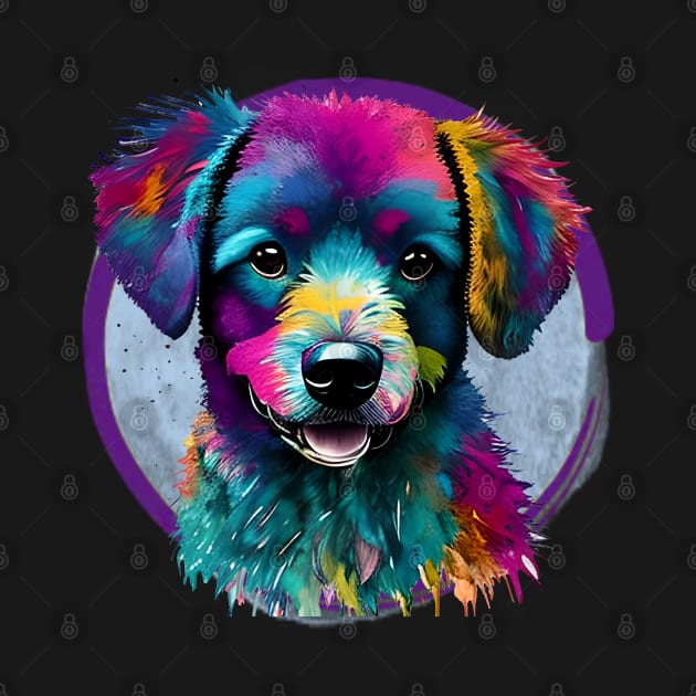 Colourful Bichon Frise by Cheeky BB