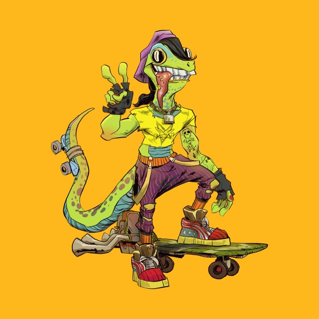 TMNT Mondo Gecko by markodjeska