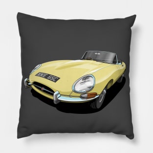 Jaguar e-type roadster Pillow