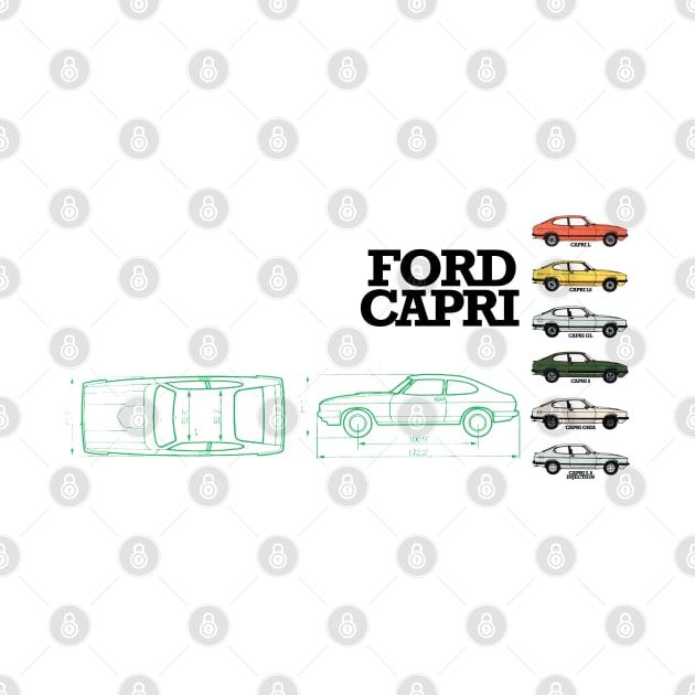 FORD CAPRI - brochure by Throwback Motors