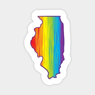 Illinois Pride Magnet