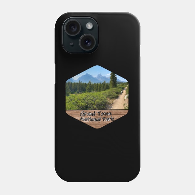 Grand Teton National Park - Taggart Lake Trail Phone Case by gorff