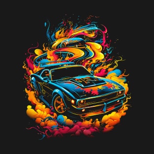 Dodge Charger Daytona - Vibrant Chaos Race T-Shirt