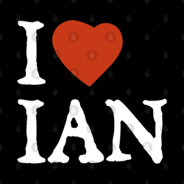 I Love Ian by  hal mafhoum?