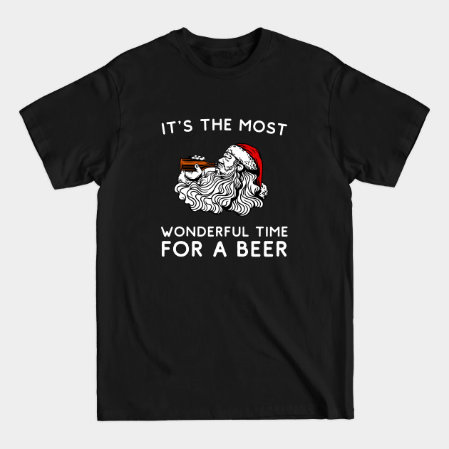 Discover t'It's The Most Wonderful Time For A Beer - BEER Christmas - Its The Most Wonderful Time For A Beer - T-Shirt