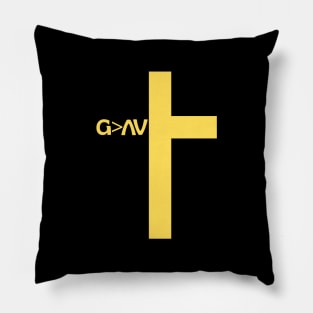 God Is Greater Than The Highs And Lows Pillow