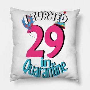 I turned 29 in quarantined Pillow