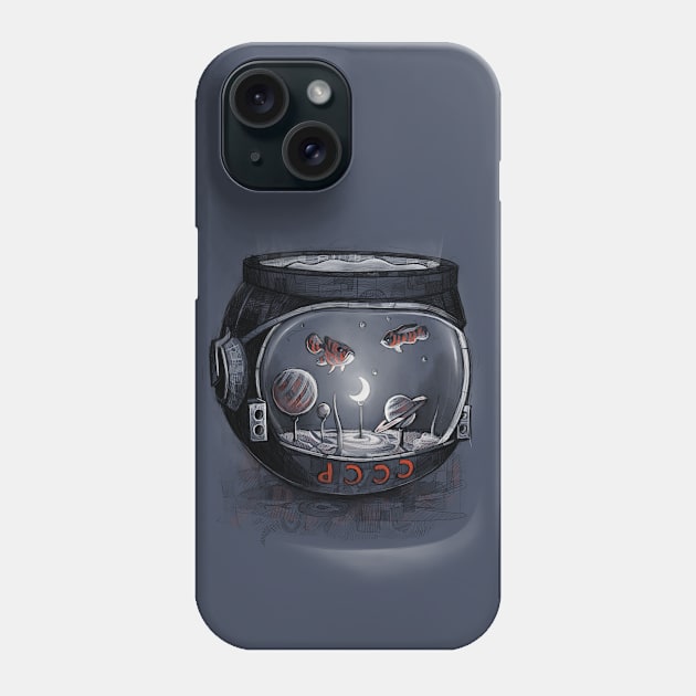 Astronotus Phone Case by Moi Escudero