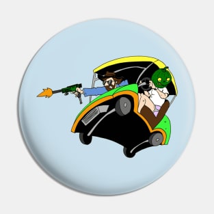 Grand Theft Golf Cart Pin