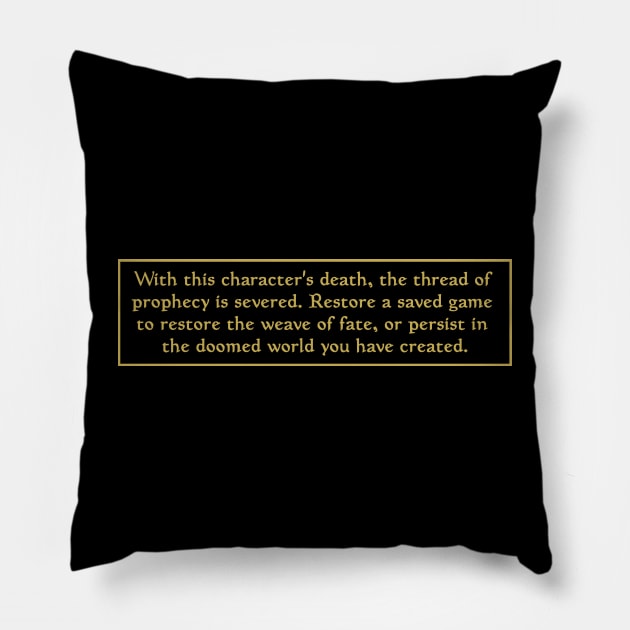 Thread of Prophecy Pillow by ClaasConflict