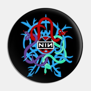 Snake Of NIN Pin