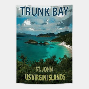 Trunk Bay poster Tapestry