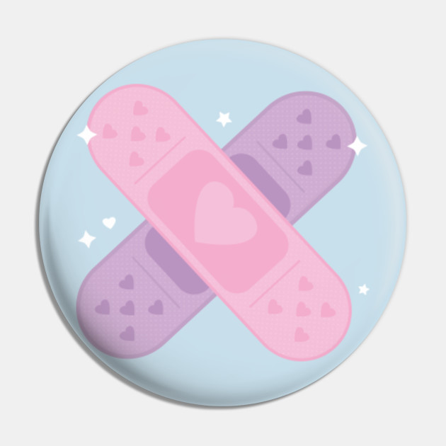 Kawaii Plasters Plaster Pin Teepublic Choose from 1100+ kawaii graphic resources and download in the form of png, eps, ai or psd. kawaii plasters
