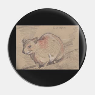 Bush Hyrax Pin