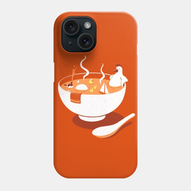 Chicken Soup Phone Case by victorcalahan