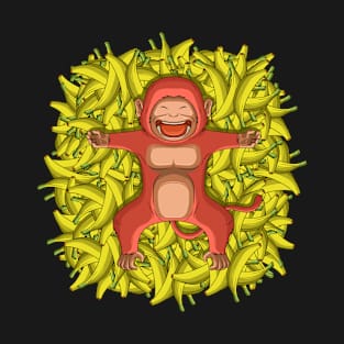 Monkey and Lots of bananas T-Shirt