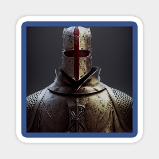 Knights Templar in The Holy Land Magnet