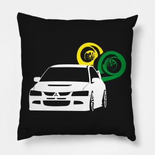 mitsubishi evolution Pillow